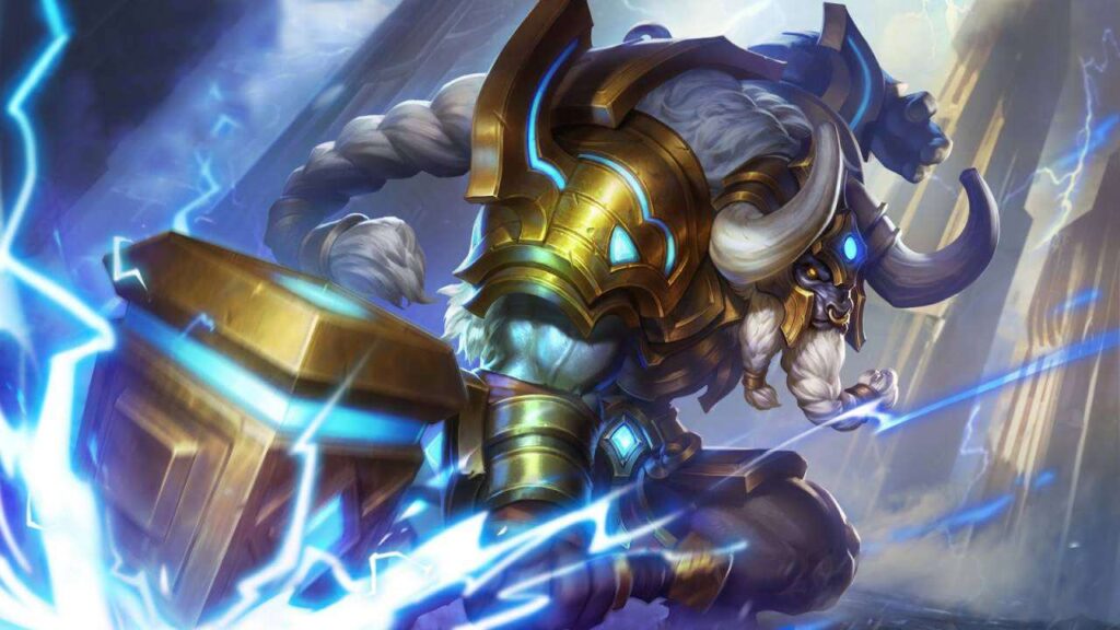 Wallpaper Minotaur MLBB Skin Orbiter HD for PC Hobigame